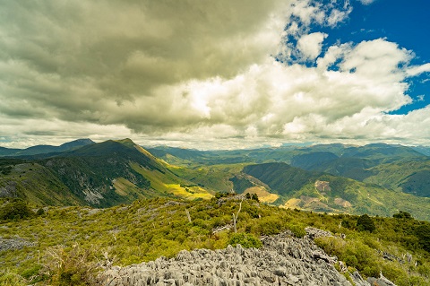 Kahurangi National Park from Takaka Hill